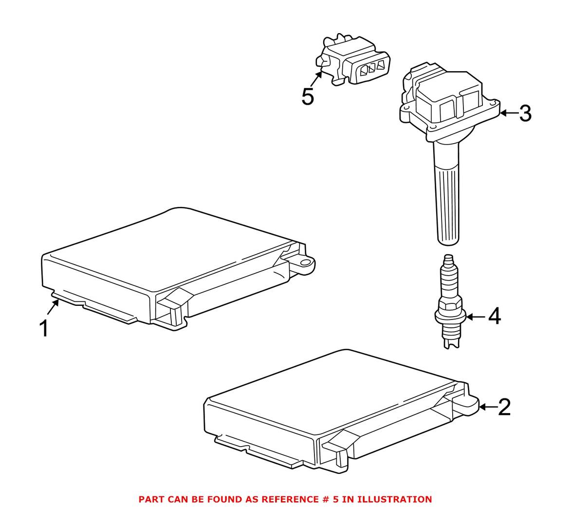 BMW Electrical Connector Housing (3-pin) 12521724478